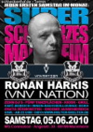 Super Schwarzes Mannheim Werbeplakat