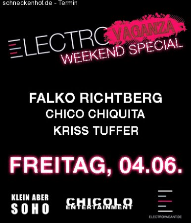 Electrovaganza Weekend Werbeplakat