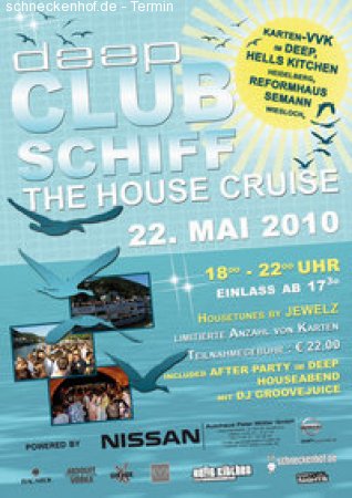 Deep Clubschiff Werbeplakat