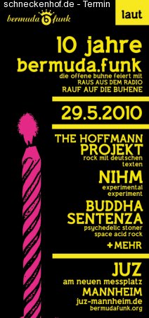 THE ALICKA PROBLEM + mehr - 10 Jahre bermuda.funk Werbeplakat