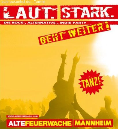 Lautstark Werbeplakat