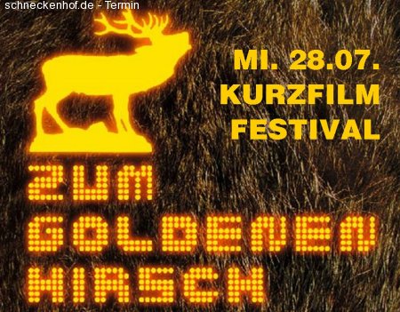 Zum Goldenen Hirsch Werbeplakat