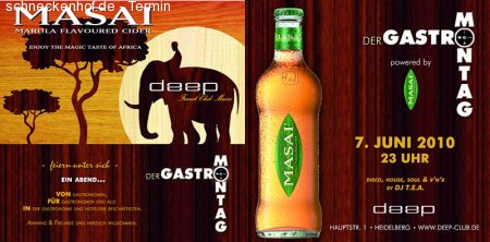 Der Gastromontag Werbeplakat