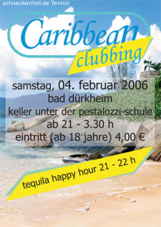 Caribbean Clubbing Werbeplakat