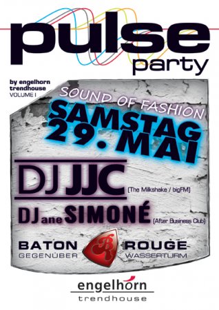 Pulse Party by engelhorn trendhouse Werbeplakat
