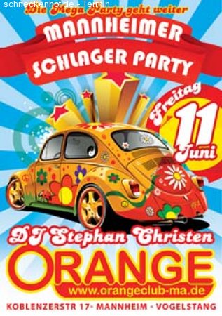 Mannheimer Schlagerparty Werbeplakat