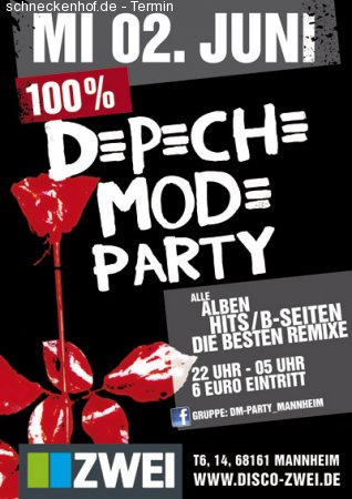 Depeche Mode Party Werbeplakat