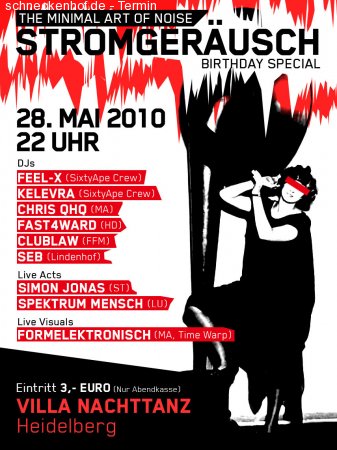 Stromgeräusch Werbeplakat