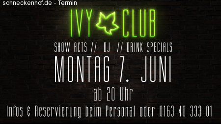 Ivy Club Werbeplakat