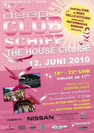Deep Clubschiff Werbeplakat