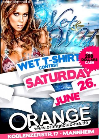 wet and wild Werbeplakat