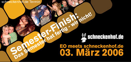 Semester Finish .... Werbeplakat