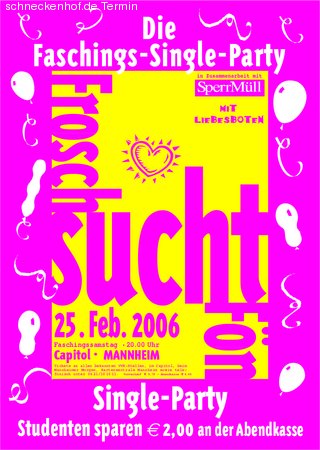 Frosch sucht F&ouml;n Werbeplakat