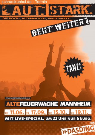 Lautstark Werbeplakat