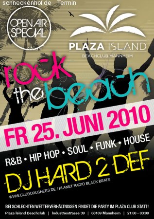 Rock the Beach Werbeplakat