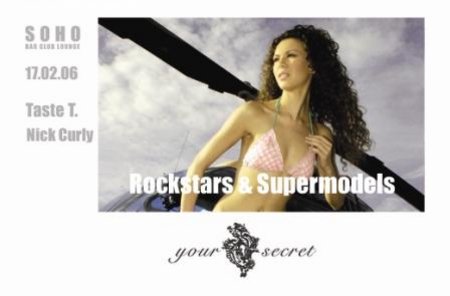 Rockstars & Supermodels Werbeplakat