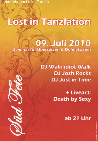 SÜD Fete Werbeplakat