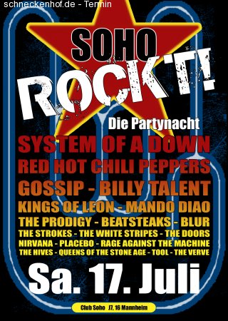 Soho Rockt! Werbeplakat