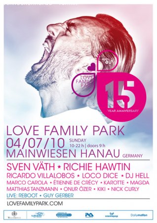 15 Jahre Love Family Park  und die ganze Familie feiert! Werbeplakat