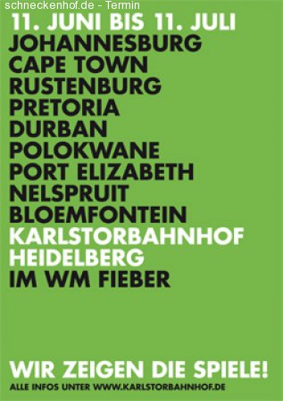 WM Live 2.Halbfinale Werbeplakat