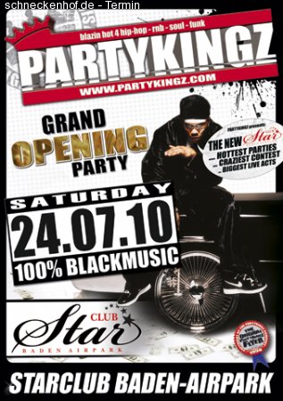 PARTYKINGZ presents: GRAND OPENING Werbeplakat