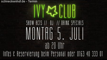 IVY Club Werbeplakat