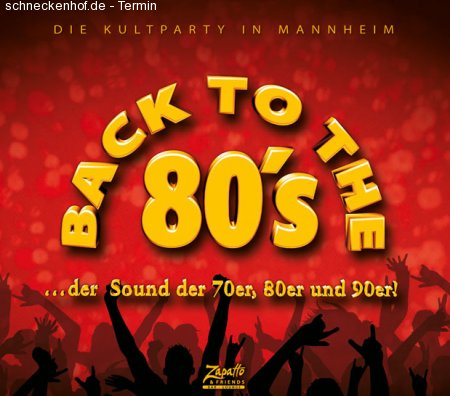 Back to the 80's Werbeplakat