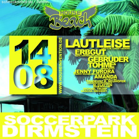 House Invention Beach Werbeplakat