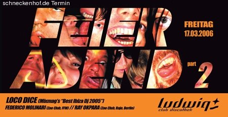 Feierabend Werbeplakat