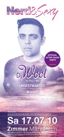 Nerd&Sexy präsentiert: DJ Wool Werbeplakat