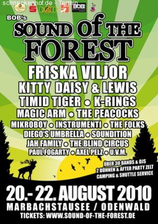 SOUND OF THE FOREST Werbeplakat