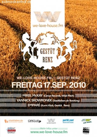 We Love House Werbeplakat