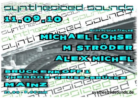 Die elektronische Brücke Werbeplakat