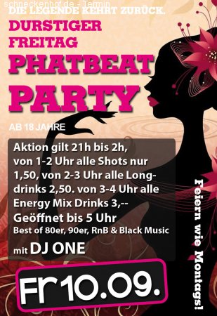 Phatbeat Party Werbeplakat