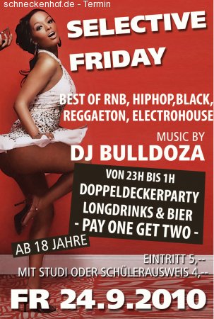 Selective Friday Werbeplakat