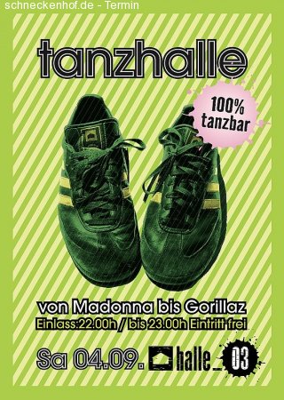 Tanzhalle Werbeplakat