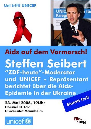 Vortrag: Steffen Seibert ZDF Werbeplakat