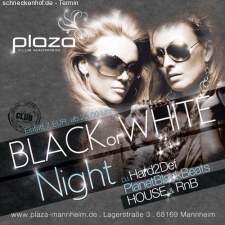 Black or White Werbeplakat