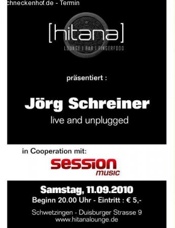 Jörg Schreiner Werbeplakat