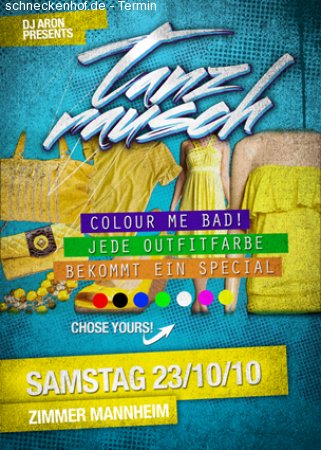 Tanzrausch Color me bad-Ed Werbeplakat
