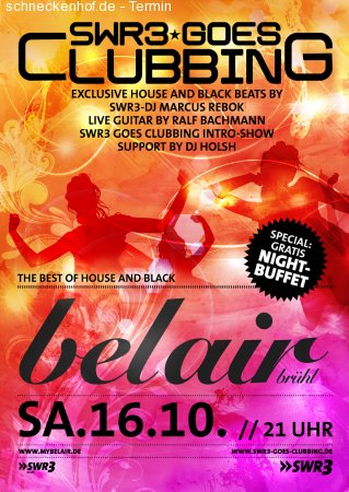 SWR3 GOES CLUBBING Werbeplakat