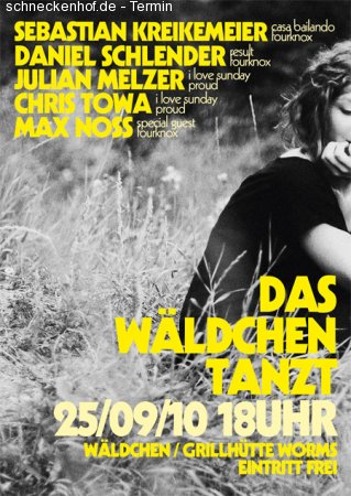 Das Wäldchen tanzt Werbeplakat