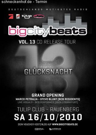 Grand Opening mit bigcitybeats Werbeplakat