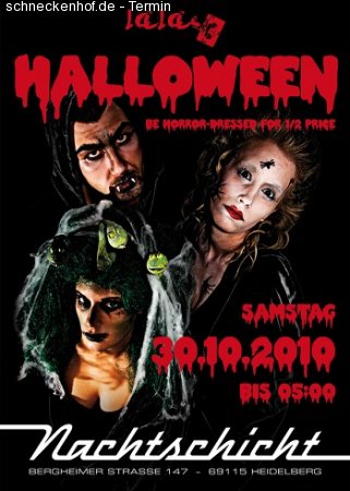 lalaClub meets Halloween Werbeplakat