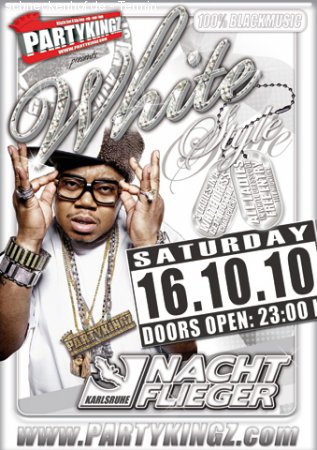 Partykingz: White Style Werbeplakat