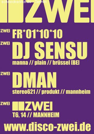 Stereo621 pres. Dj Sensu [Bru] Werbeplakat