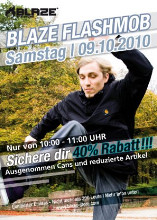 Flashmob Werbeplakat