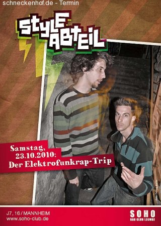 Styleabteil Werbeplakat