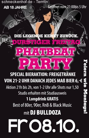 Phatbeat Party Werbeplakat