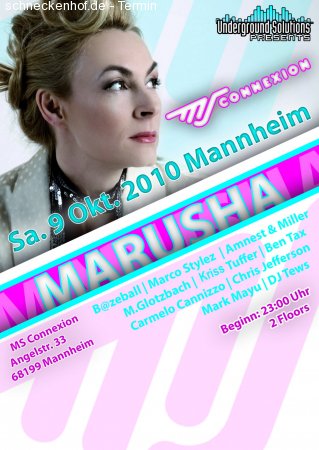 Marusha @ Connexion Werbeplakat